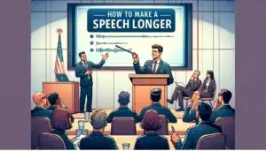 How to make speech longer